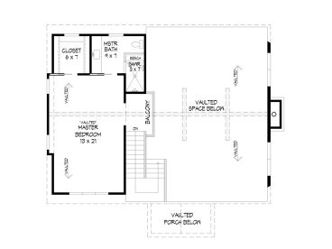 2nd Floor Plan, 062H-0270