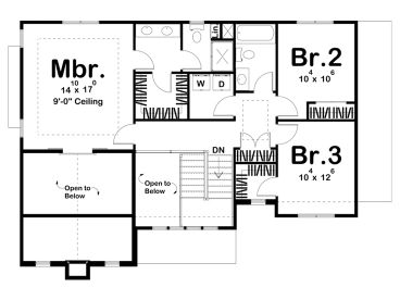2nd Floor Plan, 050H-0392