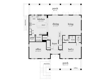 1st Floor Plan, 052H-0095