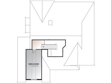 2nd Floor Plan, 027H-0251