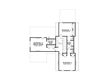 2nd Floor Plan, 025H-0162