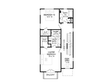 2nd Floor Plan, 062H-0199