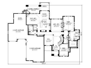 1st Floor Plan, 020H-0308