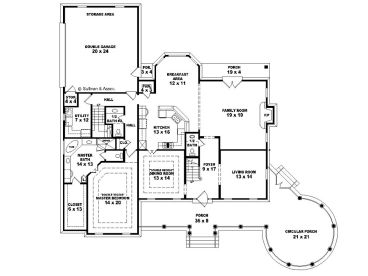 1st Floor Plan, 006H-0104