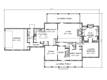 1st Floor Plan, 008H-0032