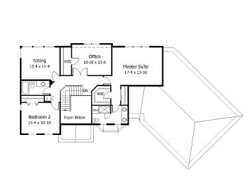 2nd Floor Plan, 023H-0014