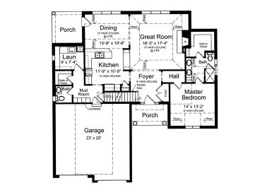 1st Floor Plan, 046H-0112
