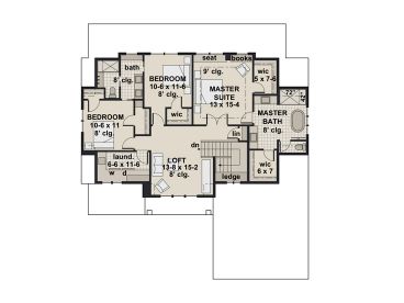 2nd Floor Plan, 023H-0214