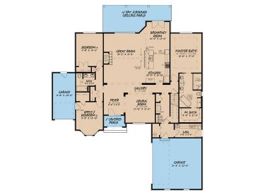 1st Floor Plan, 074H-0058