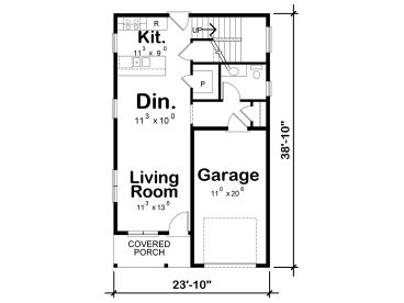 1st Floor Plan, 031H-0362