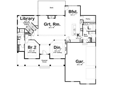 1st Floor Plan, 050H-0247