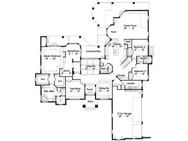 1st Floor Plan, 043H-0218