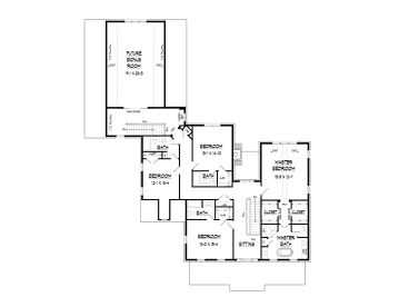 2nd Floor Plan, 019H-0213
