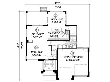 1st Floor Plan, 072H-0138