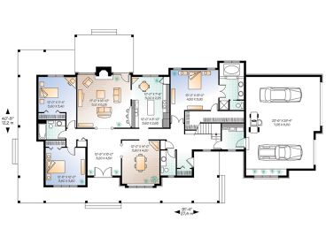 1st Floor Plan, 027H-0034