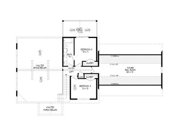 2nd Floor Plan, 062H-0445