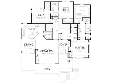 Floor Plan, 034H-0300