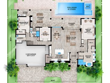 1st Floor Plan, 070H-0032