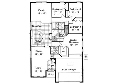 Floor Plan, 043H-0068
