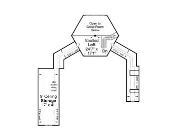 2nd Floor Plan, 051H-0375