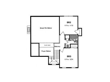 2nd Floor Plan, 014H-0039