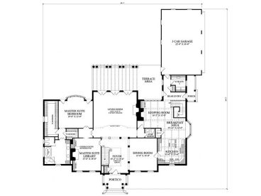 1st Floor Plan, 063H-0107