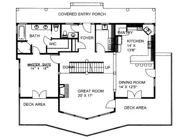 1st Floor Plan, 012H-0199