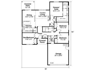 Floor Plan, 051H-0380