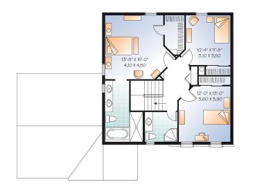 2nd Floor Plan, 027H-0259