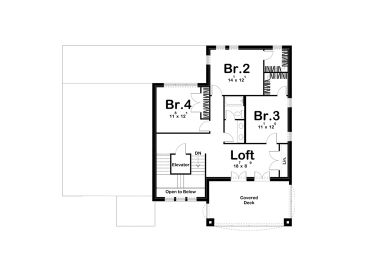 3rd Floor Plan, 050H-0403