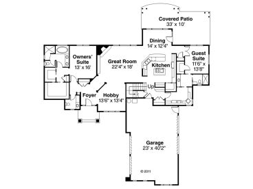 1st Floor Plan, 051H-0307
