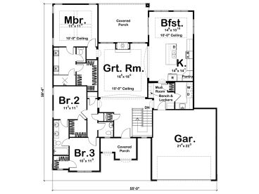 Floor Plan, 050H-0203