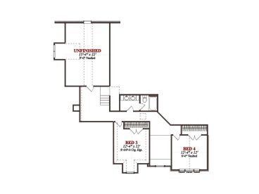 2nd Floor Plan, 073H-0033