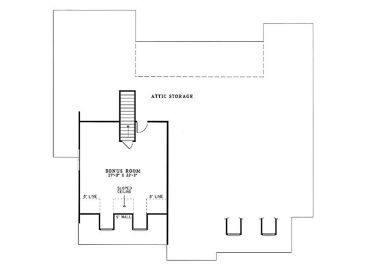 2nd Floor Plan, 025H-0098