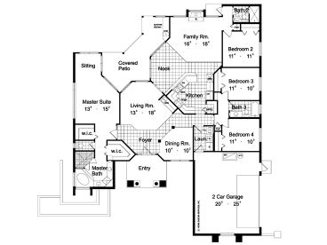 Floor Plan, 043H-0112