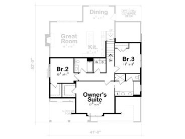 2nd Floor Plan, 031H-0252