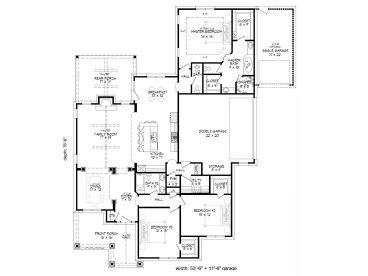 Floor Plan, 062H-0150