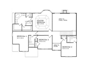 2nd Floor Plan, 045H-0060