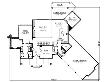 1st Floor Plan, 020H-0493