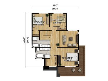 2nd Floor Plan, 072H-0226