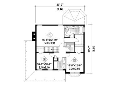 2nd Floor Plan, 072H-0120