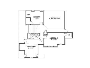 2nd Floor Plan, 058H-0114