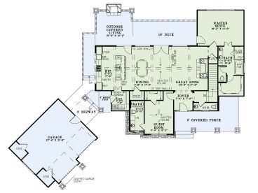 Floor Plan, 025H-0302