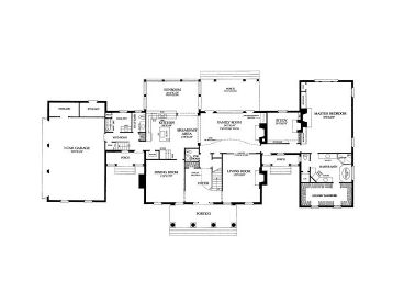 1st Floor Plan, 063H-0126