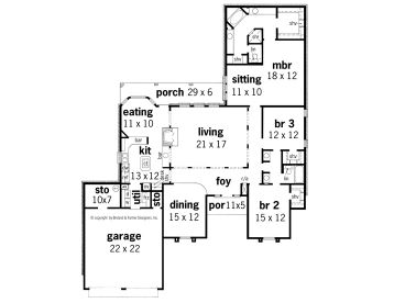 Floor Plan, 021H-0117