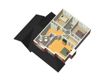 2nd Floor Plan, 072H-0116