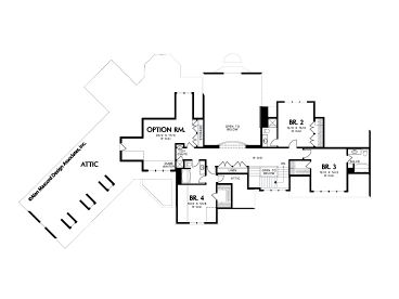 2nd Floor Plan, 034H-0153