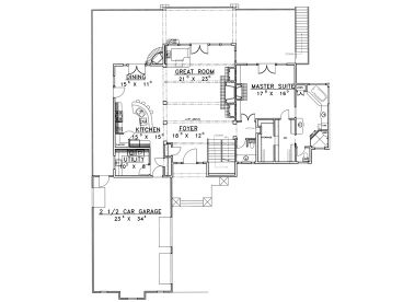 1st Floor Plan, 012H-0114