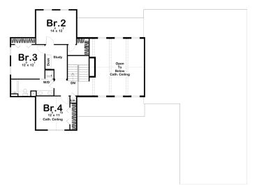 2nd Floor Plan, 050H-0313