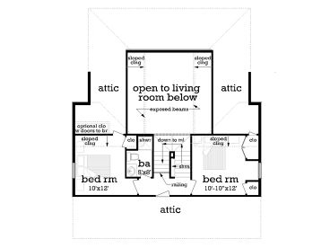 2nd Floor Plan, 021H-0274